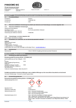 Sicherheitsdatenblatt (SDS)