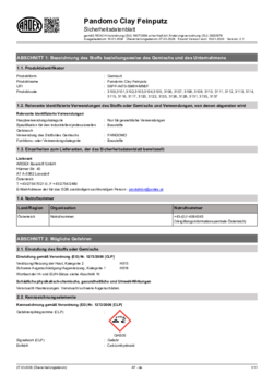 Sicherheitsdatenblatt (SDS)