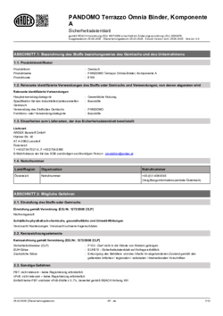 Sicherheitsdatenblatt (SDS)