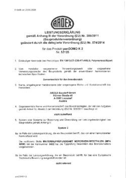 Leistungserklärung